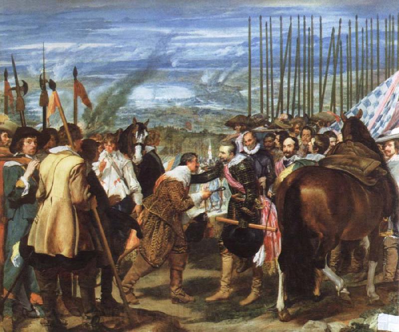 Diego Velazquez the surrender of breda Norge oil painting art